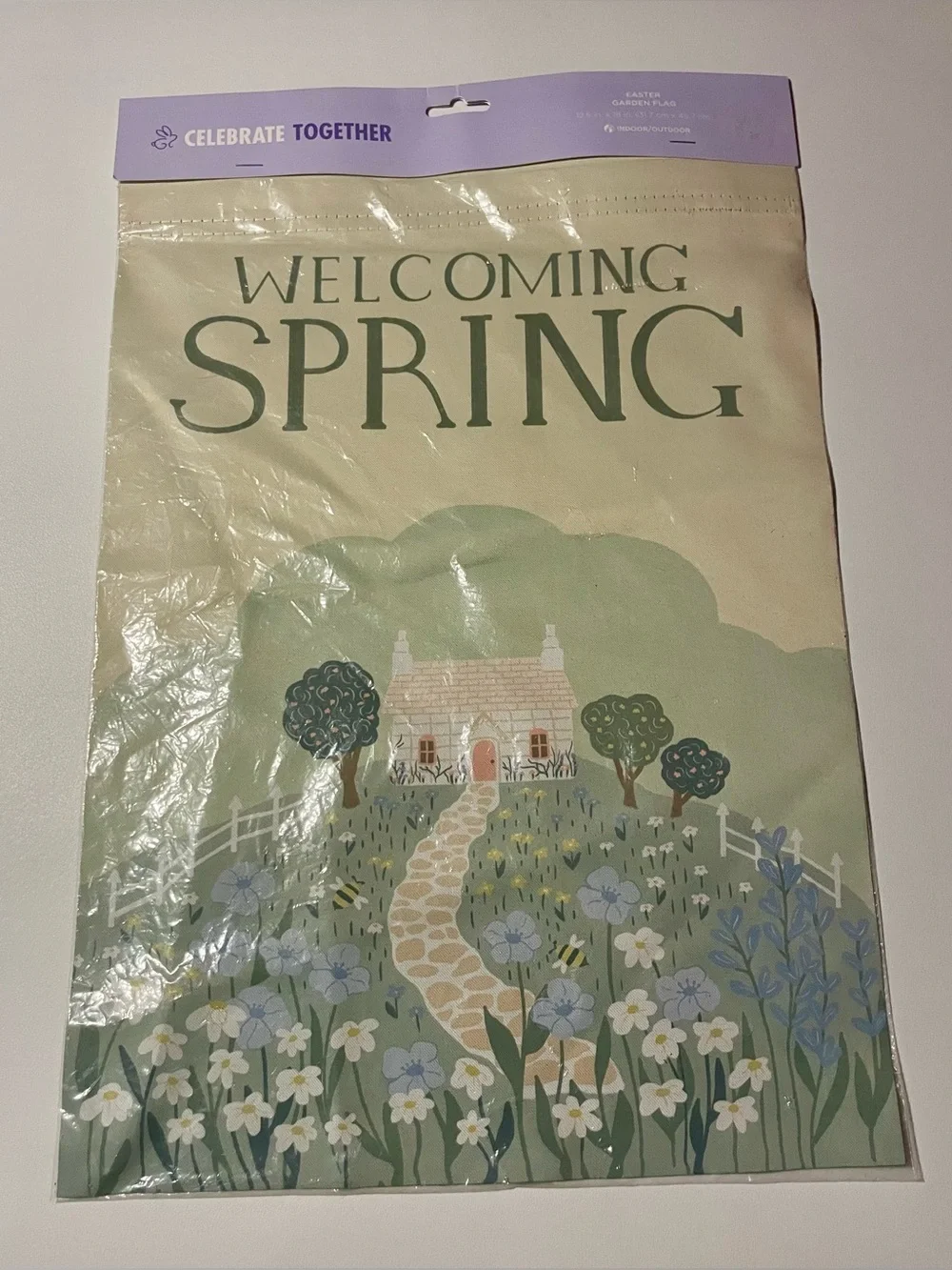 Kohl's Celebrate Together Easter Welcoming Spring Cottage Outdoor Garden Flag